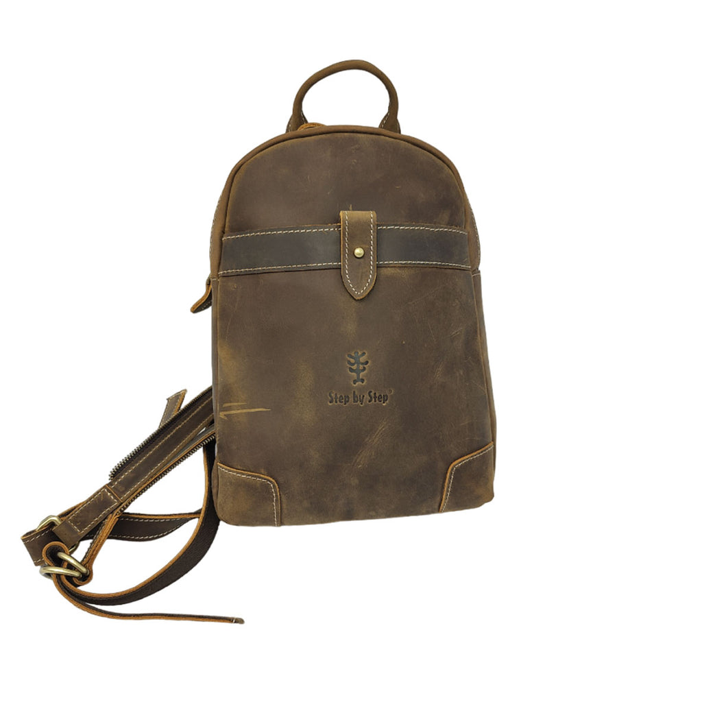 Step-by-Step Leather Sling Backpack